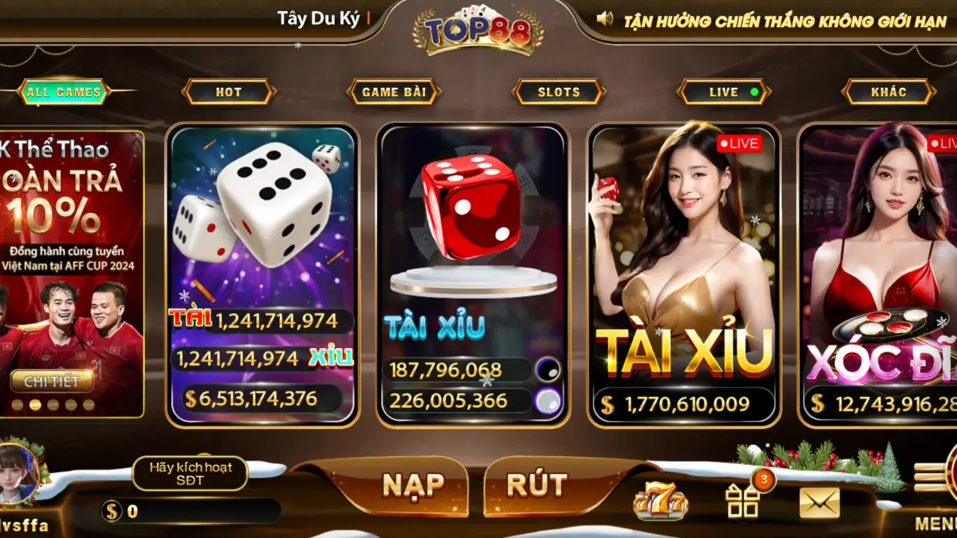Top88 - Cổng game trực tuyến hàng đầu từ Singapore 2 Nhà cái Top88