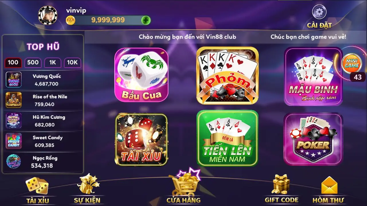 Vin88 - Nhà cái xanh chín, số 1 thị trường 2 Nhà cái Vin88