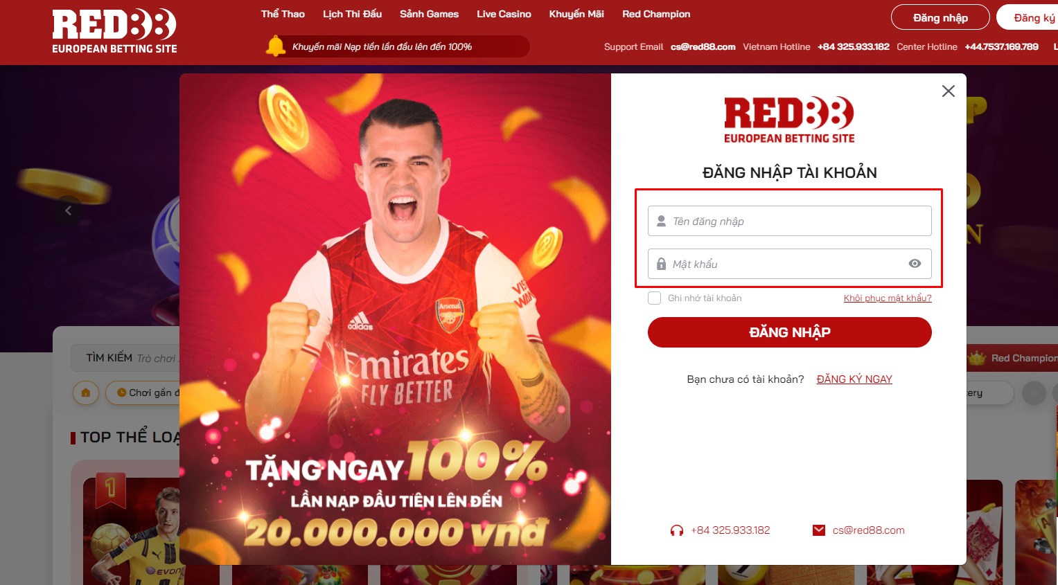 Red88 - Nhà cái đi đầu xu thế 2 Nhà cái Red88