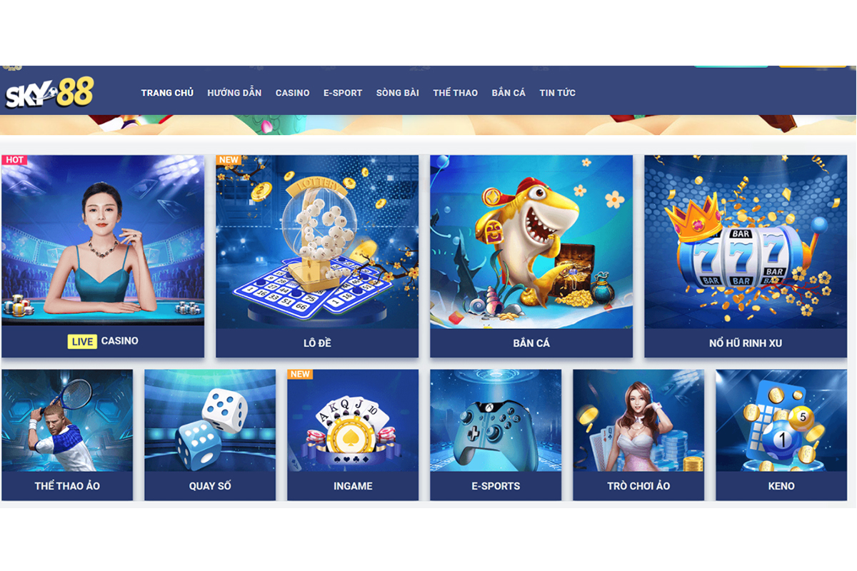 Sky88 - Thành công nhờ sự khác biệt 2 Nhà cái Sky88