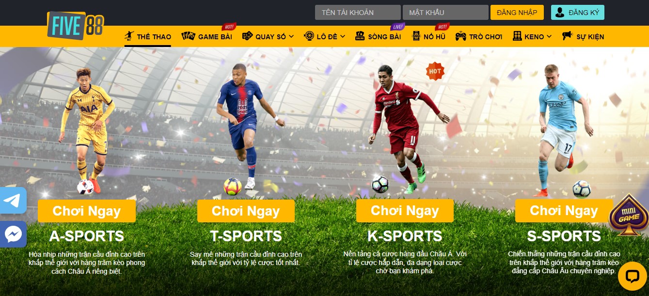 Five88 - Địa chỉ cá cược an toàn dành cho cộng đồng bet thủ 4 Nhà cái Five88