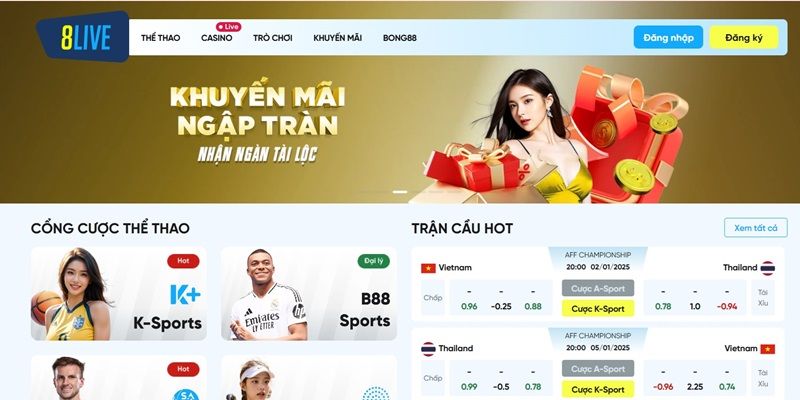 8LIVE – Cổng game bài đổi thưởng uy tín, nhiều ưu đãi hấp dẫn 3 nha-cai-8live-2