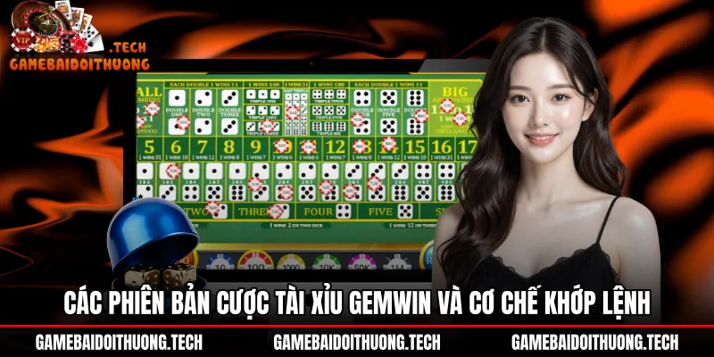 Cơ chế khớp lệnh hai bàn chơi Tài xỉu Gemwin trực tuyến