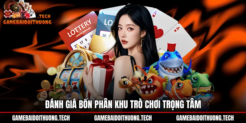 Bốn phân khu giải trí màn hình dọc độc đáo Win79